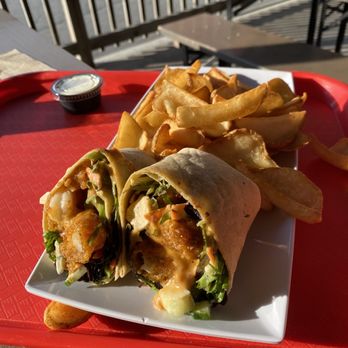 Cabarrus Brewing Company - Bang bang shrimp wrap - Breweries Near Me - Concord, North Carolina