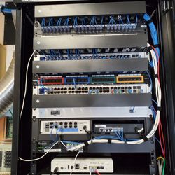 Redding Compucare - Network Rack installed