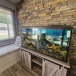 Fish tank with nice seating
