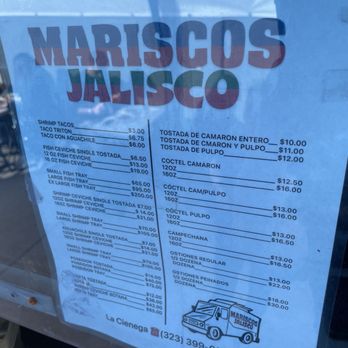 Mariscos Jalisco - Menu (as of 01/31/2025) - Seafood Near Me - Los Angeles, California Mariscos Jalisco - Menu (as of 01/31/2025) - Seafood Near Me - Los Angeles, California