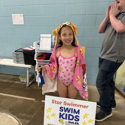 SwimKids Swim School - Gainesville - My daughter graduating to swim 9!