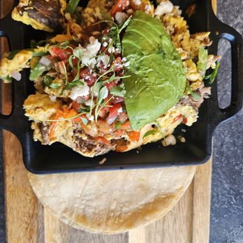 The Cottage Del Mar - Machaca scramble with avocado - Sandwiches Near Me - Del Mar, California The Cottage Del Mar - Machaca scramble with avocado - Sandwiches Near Me - Del Mar, California