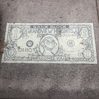 Stauf’s Coffee - Sidewalk art out front. - Desserts Near Me - Columbus, Ohio