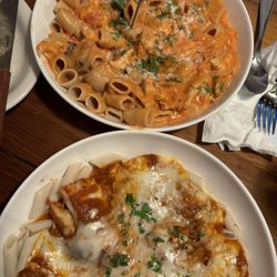 DiCastro's Brick Oven - Gluten-free chicken riggies & gluten-free haddock parmigiana