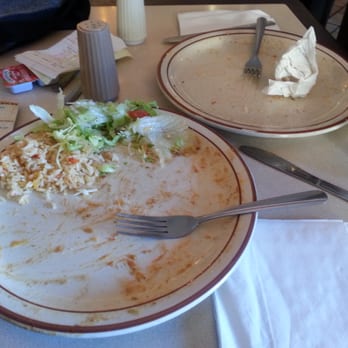 Frontier - Our plates after 10 mins! - Mexican Near Me - Albuquerque, New Mexico