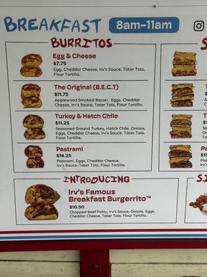 Menu photo 6 Irv's Burgers Los Angeles, CA