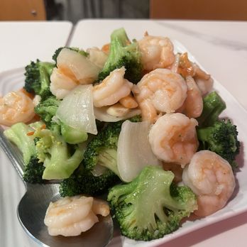 Dumpling House - Shrimp and broccoli extra shrimp - Shanghainese Near Me - Arcadia, California
