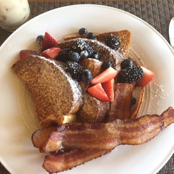Prado - Brioche French toast with bacon! - Spanish Near Me - Paradise Valley, Arizona Prado - Brioche French toast with bacon! - Spanish Near Me - Paradise Valley, Arizona