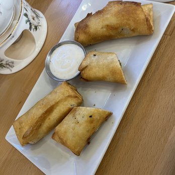 Proper Rose Garden - Egg Santa Fe Eggrolls (3pc) - Themed Cafes Near Me - Katy, Texas