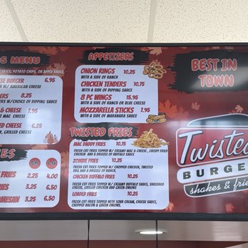 Twisted Burger - Menu - Burgers Near Me - Fox Lake, Illinois