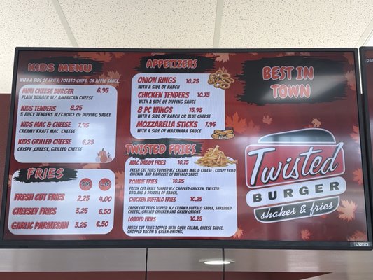 Menu photo 1 Twisted Burger Fox Lake, IL