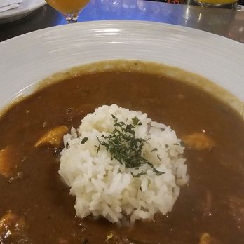 The Bourbon Pear - Tuesday Jambalaya special. Perfect amount of heat. Be sure to order an extra scoop of rice because it'll soak up that awesome sauce. - Southern Near Me - Livermore, California