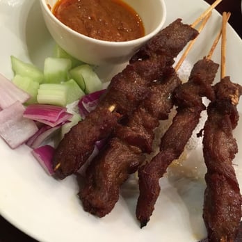 Mamak - Satay Beef Skewers - Malaysian Near Me - Doraville, Georgia Mamak - Satay Beef Skewers - Malaysian Near Me - Doraville, Georgia