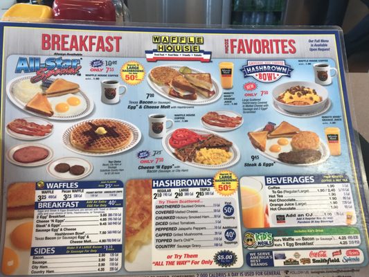 Menu photo 1 Waffle House Orange, TX Menu photo 1 Waffle House Orange, TX