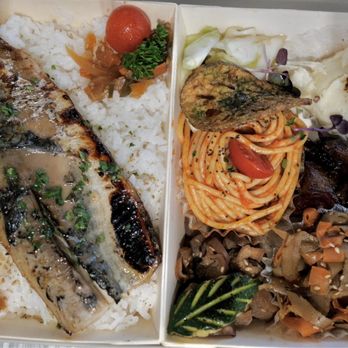 Guzzu Bento-ya - Mackerel bento. - Japanese Near Me - Los Angeles, California