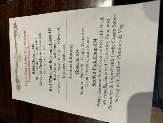 Menu photo 6 The Gem and Keystone Brewpub Shawnee on Delaware, PA