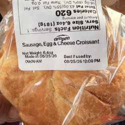 ampm - Sausage, Egg & Cheese Croissant
