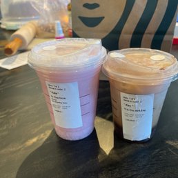 Gave me the wrong drink. Gave me the wrong drink.