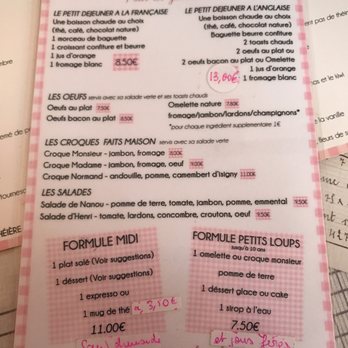 Les Volets Roses - Menu for brunch - Breakfast & Brunch Near Me - Bayeux, 14 Les Volets Roses - Menu for brunch - Breakfast & Brunch Near Me - Bayeux, 14