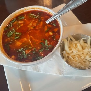 M’Xuma - Tortilla soup (asked for cheese on side) - Tacos Near Me - Babcock Ranch, Florida