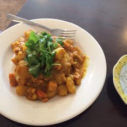 Simply Tea - Chicken curry. New on the menu.