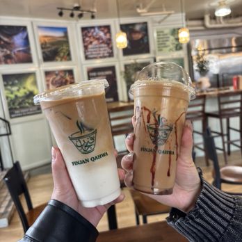 Finjan Qahwa - Iced Spanish Latte, Iced Date Latte - Coffee & Tea Near Me - San Francisco, California Finjan Qahwa - Iced Spanish Latte, Iced Date Latte - Coffee & Tea Near Me - San Francisco, California