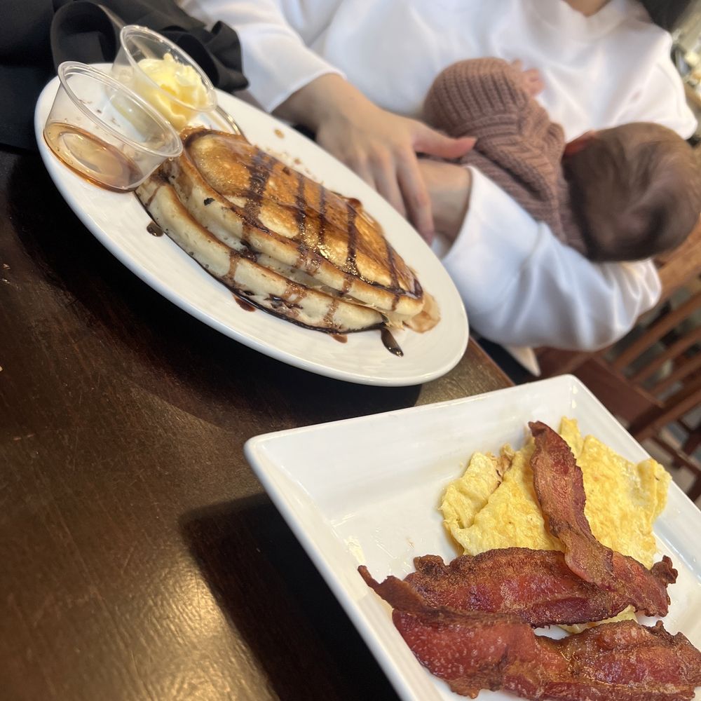 The Village Bistro - Chocolate Chip Pancake - American Near Me - Kennewick, Washington The Village Bistro - Chocolate Chip Pancake - American Near Me - Kennewick, Washington