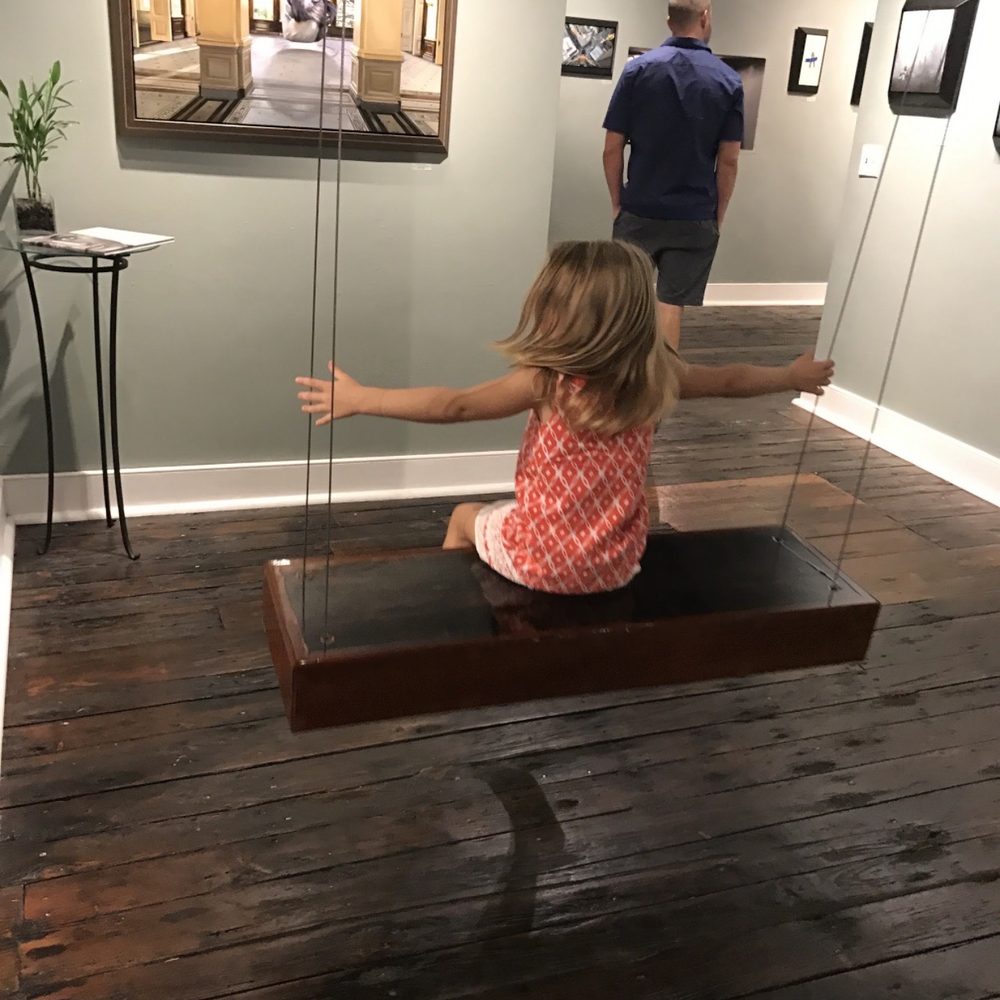 Robert Lange Studios - Daughter enjoying the swing in the art studio! - Art Galleries Near Me - Charleston, South Carolina Robert Lange Studios - Daughter enjoying the swing in the art studio! - Art Galleries Near Me - Charleston, South Carolina
