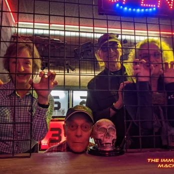 The Immersive Machine - The team in the cage! - Escape Games Near Me - Phoenix, Arizona The Immersive Machine - The team in the cage! - Escape Games Near Me - Phoenix, Arizona