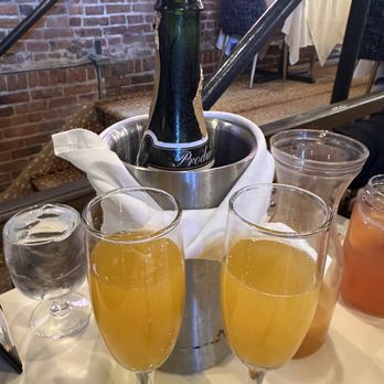 Delta's - Mimosas (with peach juice) - Soul Food Near Me - New Brunswick, New Jersey