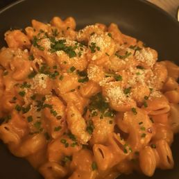 Spicy vodka pasta with shrimp Spicy vodka pasta with shrimp