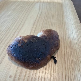 Benchwarmers Bagel and Coffee - Ordered 6 take out bagels this morning. Got home and found this burned mess. Come on guys! - Bagels Near Me - Raleigh, North Carolina