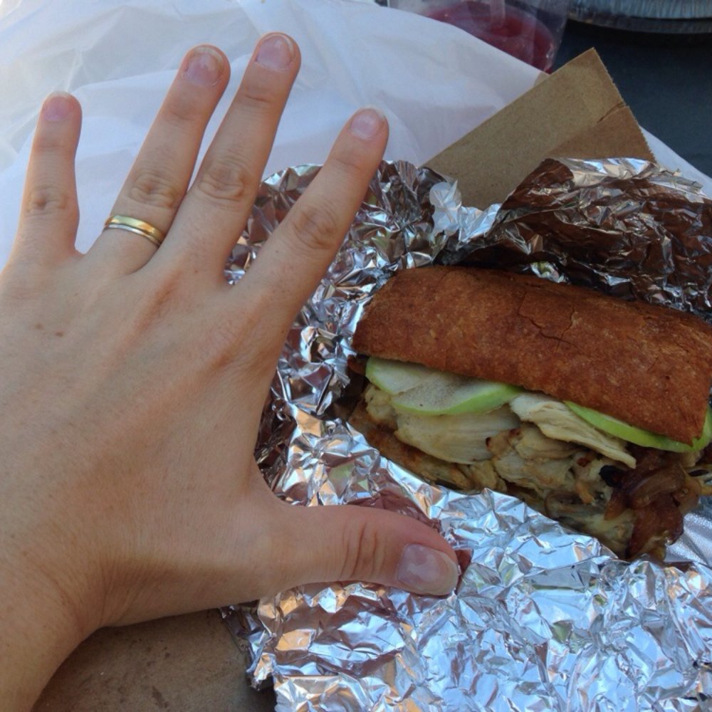 Baba Cool - My $11 turkey sandwich was tiny! Smaller than my hand. - New American Near Me - Brooklyn, New York Baba Cool - My $11 turkey sandwich was tiny! Smaller than my hand. - New American Near Me - Brooklyn, New York