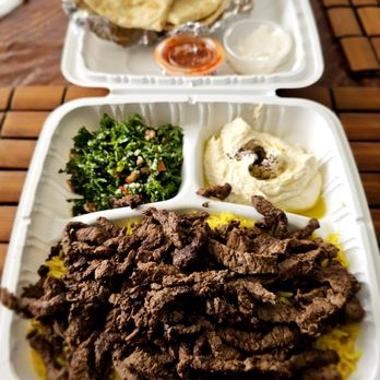 Laith's Mediterranean - Beef Shawarwa Plate - Mediterranean Near Me - Carson, California Laith's Mediterranean - Beef Shawarwa Plate - Mediterranean Near Me - Carson, California
