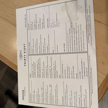 Thirty Eight - Menu - Seafood Near Me - Urban Honolulu, Hawaii Thirty Eight - Menu - Seafood Near Me - Urban Honolulu, Hawaii