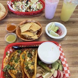 Birria quesadilla Quesabirria x3 Strawberry horchata Pineapple agua Fresca Birria quesadilla Quesabirria x3 Strawberry horchata Pineapple agua Fresca
