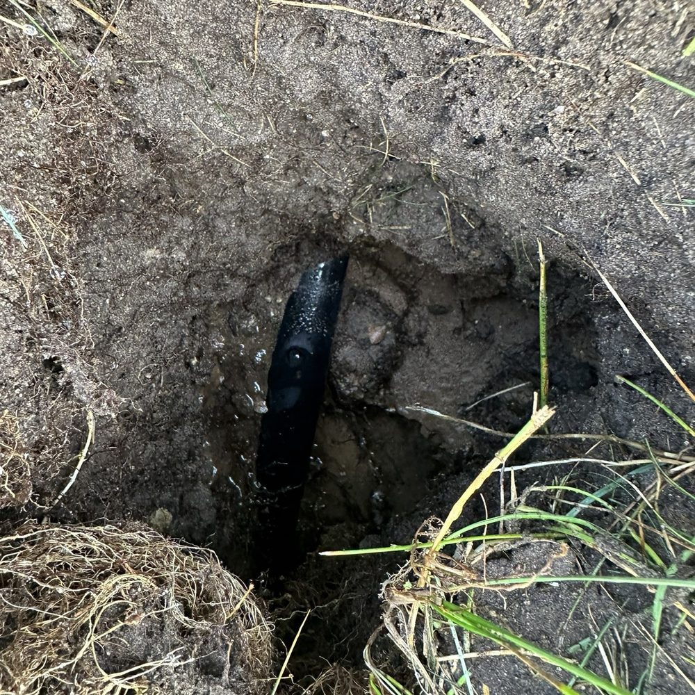 Absolute Home Services - Punctured irrigation system by a septic probe - Home Inspectors Near Me - Traverse City, Michigan Absolute Home Services - Punctured irrigation system by a septic probe - Home Inspectors Near Me - Traverse City, Michigan