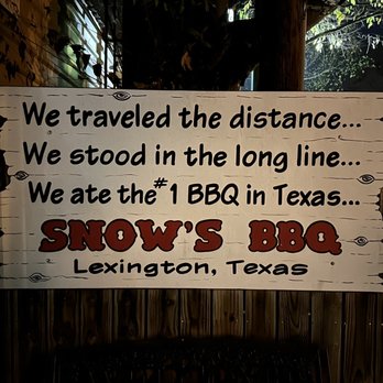 Snow's BBQ - Just do it! - Barbeque Near Me - Lexington, Texas Snow's BBQ - Just do it! - Barbeque Near Me - Lexington, Texas