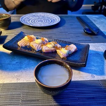 Toyosu - Special giveaway: King salmon, kewpie mayo, ikura, sake - Sushi Bars Near Me - San Juan, Puerto Rico