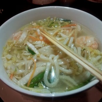 Yummy Asian Bistro - Udon noodle soup with shrimp - Asian Fusion Near Me - Saint Johns, Florida Yummy Asian Bistro - Udon noodle soup with shrimp - Asian Fusion Near Me - Saint Johns, Florida