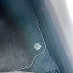 Driver side mat and carpet .