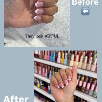 Bliss Nail Lounge - An amazing transformation! Nicky is super detailed & I highly recommend her if you need a French tip! - Nail Salons Near Me - Redondo Beach, California Bliss Nail Lounge - An amazing transformation! Nicky is super detailed & I highly recommend her if you need a French tip! - Nail Salons Near Me - Redondo Beach, California