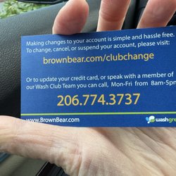 Brown Bear Car Wash