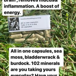 Top Shelf Lounge - All in one capsules: gives the body 102 minerals. This is your natural multivitamin.fights infections getting sick, clears your skin.