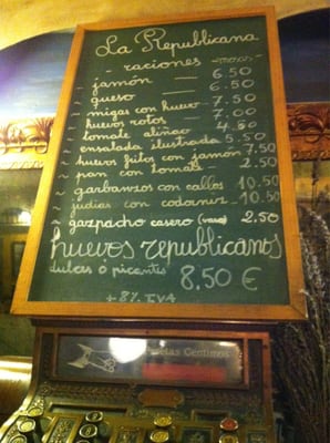 Menu photo 4 La Republicana Zaragoza, Z Menu photo 4 La Republicana Zaragoza, Z