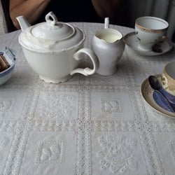 Marie Louise Tea Room - Pot of earl grey tea.