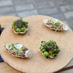 Lilo - Umai Caviar Tartelette & Big Eye Tuna and Wagyu Beef Tartare