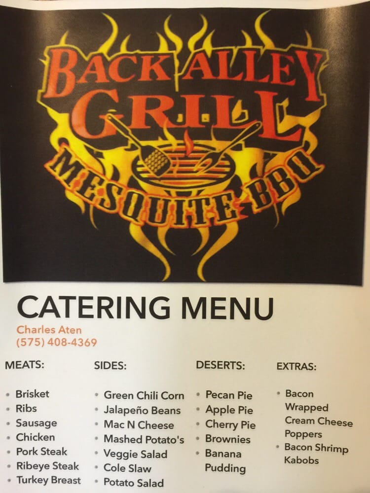 BACK ALLEY GRILL BBQ AND CATERING Updated September 2024 102 E