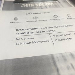 Anytime Fitness - Gym membership is $35 a month