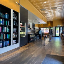 the inside of a coffee shop the inside of a coffee shop
